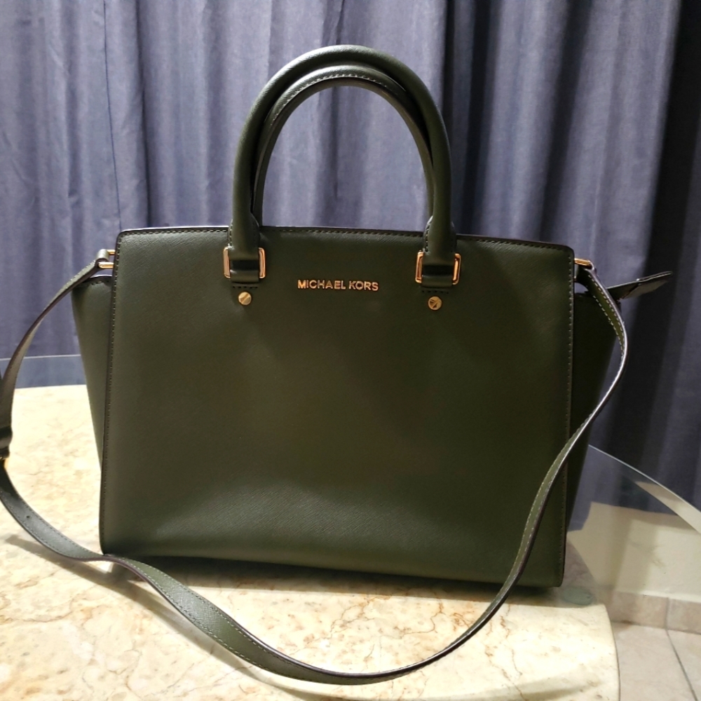 MICHAEL KORS SELMA LARGE SATCHEL BAG